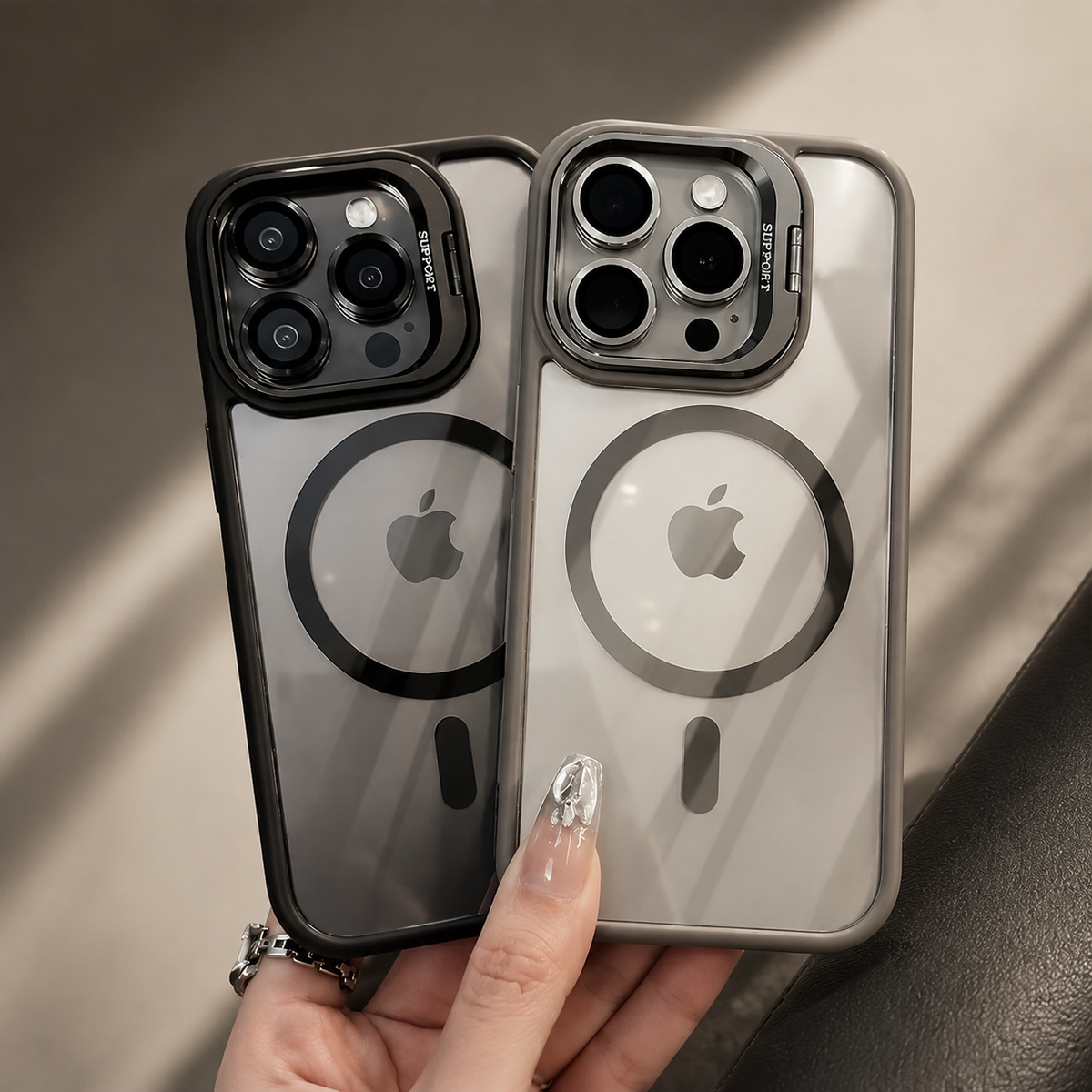 Premium iPhone Case MagSafe Compatible Magnetic Protective Cover Shockproof Bumper Full Body Protection Camera Lens Guard Slim Durable Design