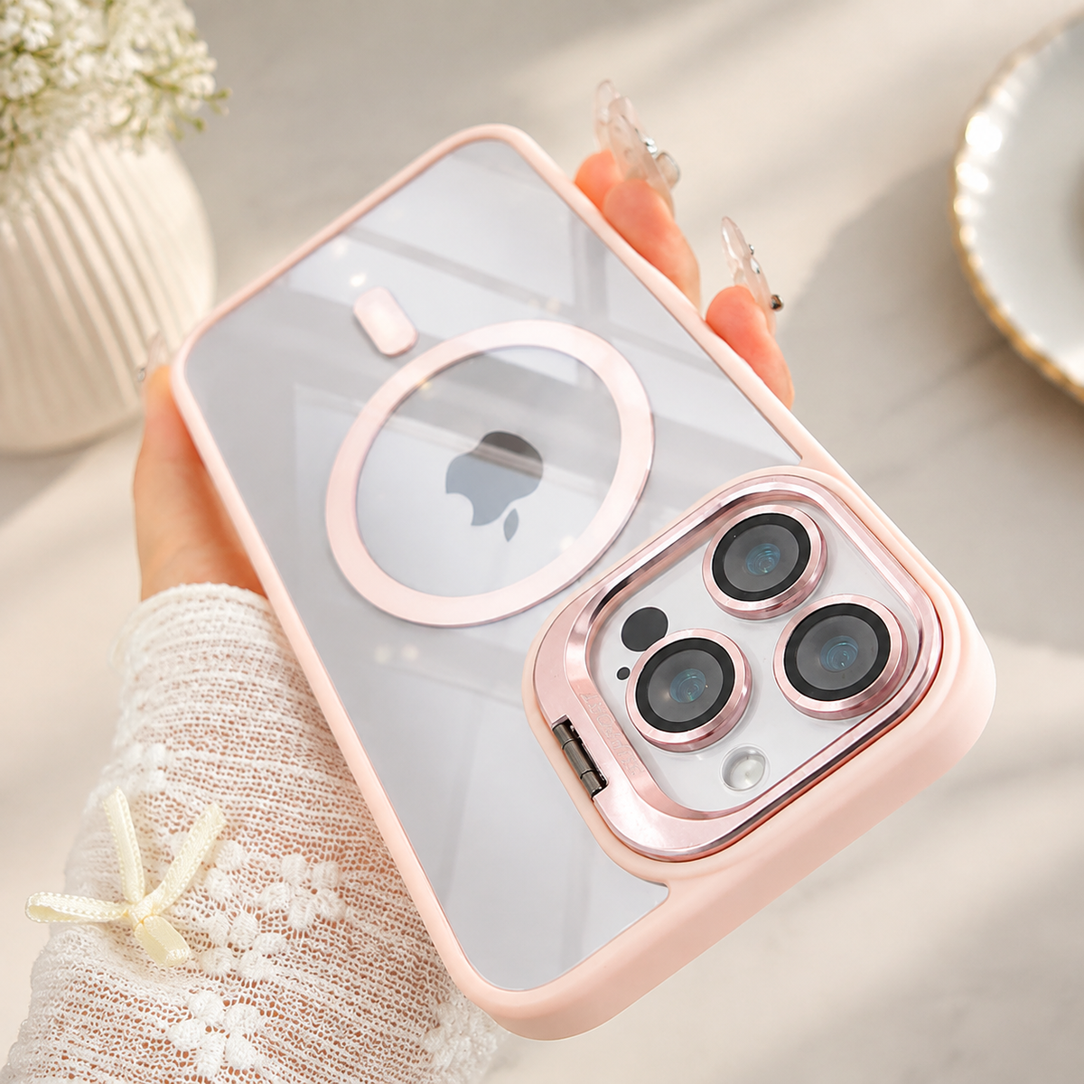 Premium iPhone Case MagSafe Compatible Magnetic Protective Cover Shockproof Bumper Full Body Protection Camera Lens Guard Slim Durable Design