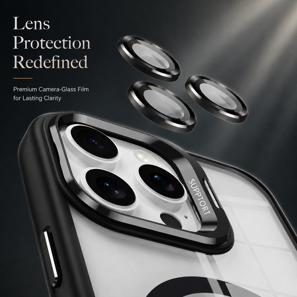 Premium iPhone Case MagSafe Compatible Magnetic Protective Cover Shockproof Bumper Full Body Protection Camera Lens Guard Slim Durable Design