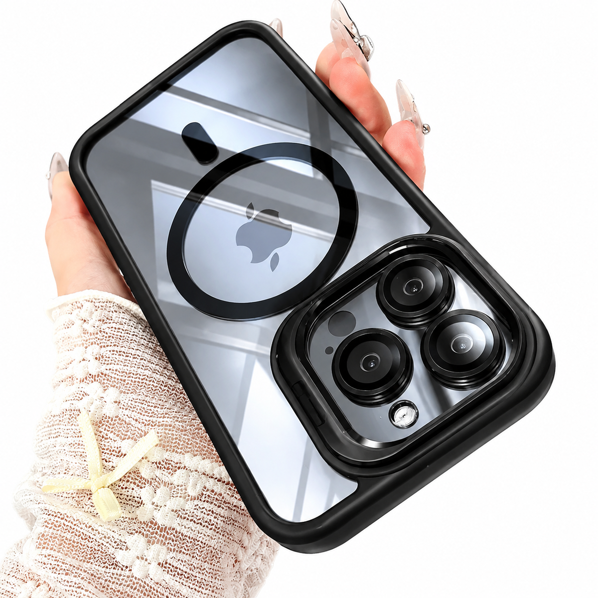 Premium iPhone Case MagSafe Compatible Magnetic Protective Cover Shockproof Bumper Full Body Protection Camera Lens Guard Slim Durable Design