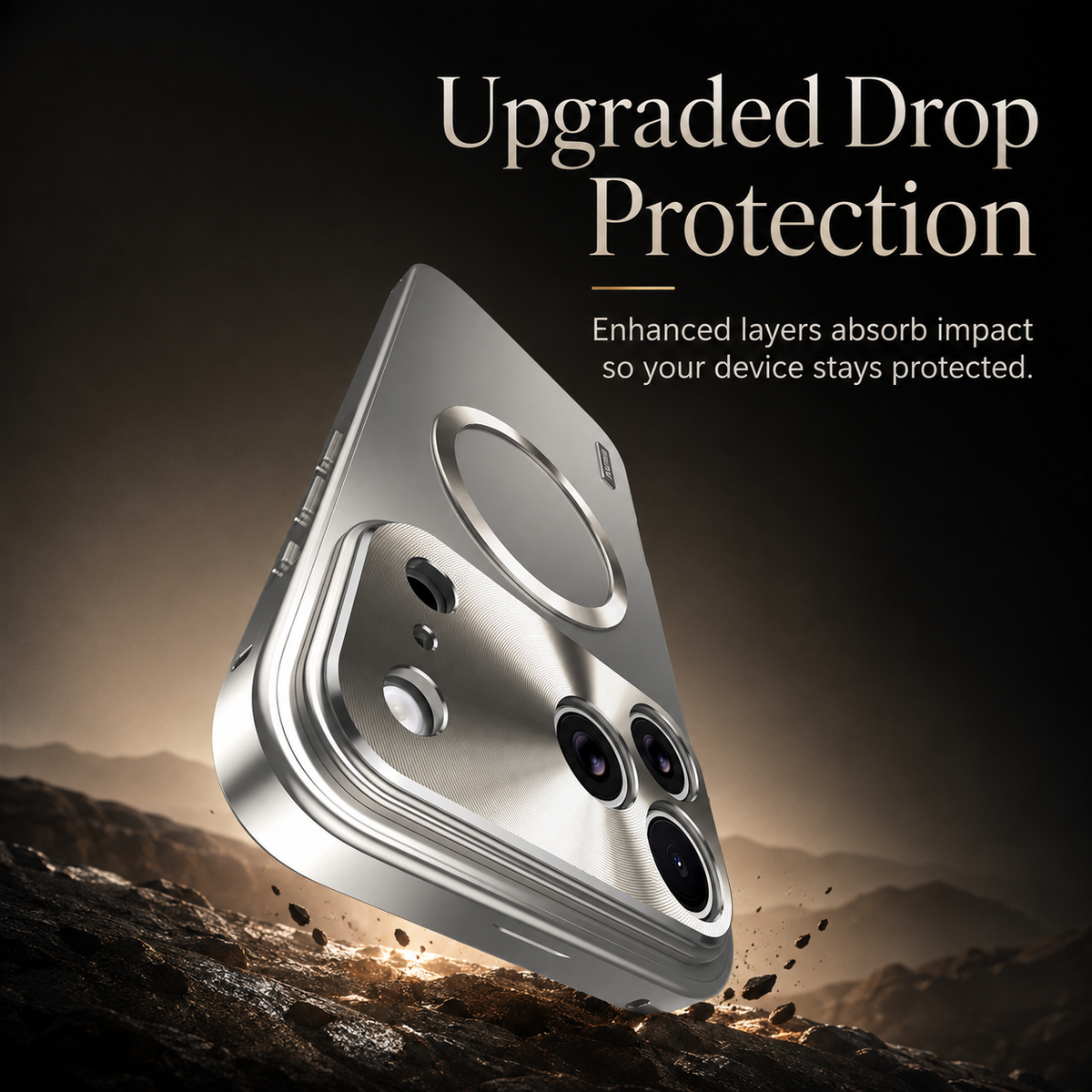 Premium iPhone Case MagSafe Compatible Magnetic Shockproof Protective Cover Aluminum Frame Frosted Matte Back Camera Lens Protection Ultra Thin Full Protection Design