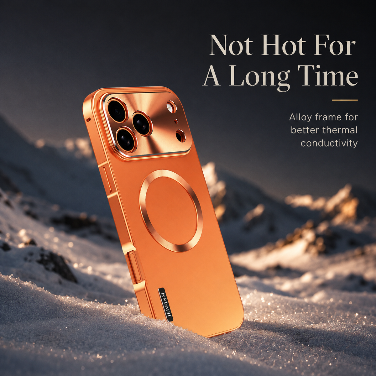 Premium iPhone Case MagSafe Compatible Magnetic Shockproof Protective Cover Aluminum Frame Frosted Matte Back Camera Lens Protection Ultra Thin Full Protection Design