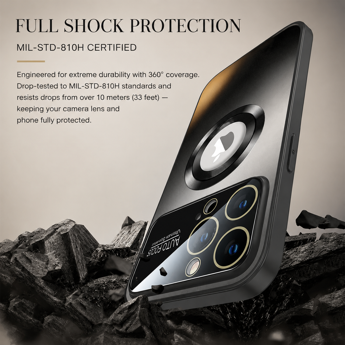 Premium iPhone Case MagSafe Compatible Matte Shockproof Protective Cover Camera Lens Protection Magnetic Slim Design Scratch Resistant Soft Touch Grip