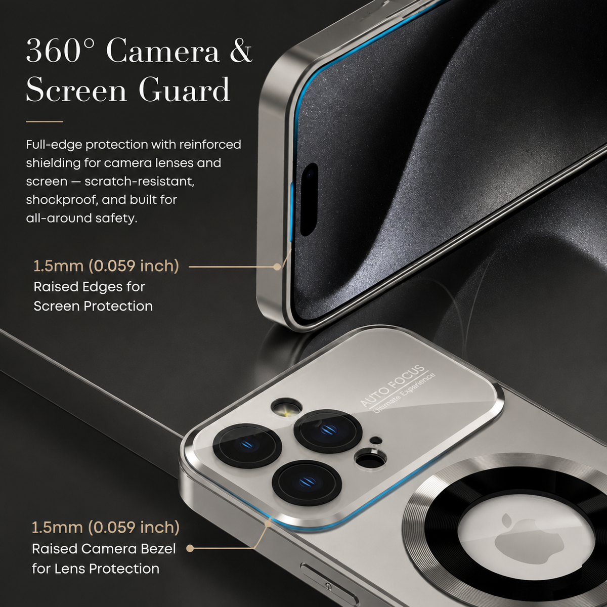Premium iPhone Case MagSafe Compatible Matte Shockproof Protective Cover Camera Lens Protection Magnetic Slim Design Scratch Resistant Soft Touch Grip