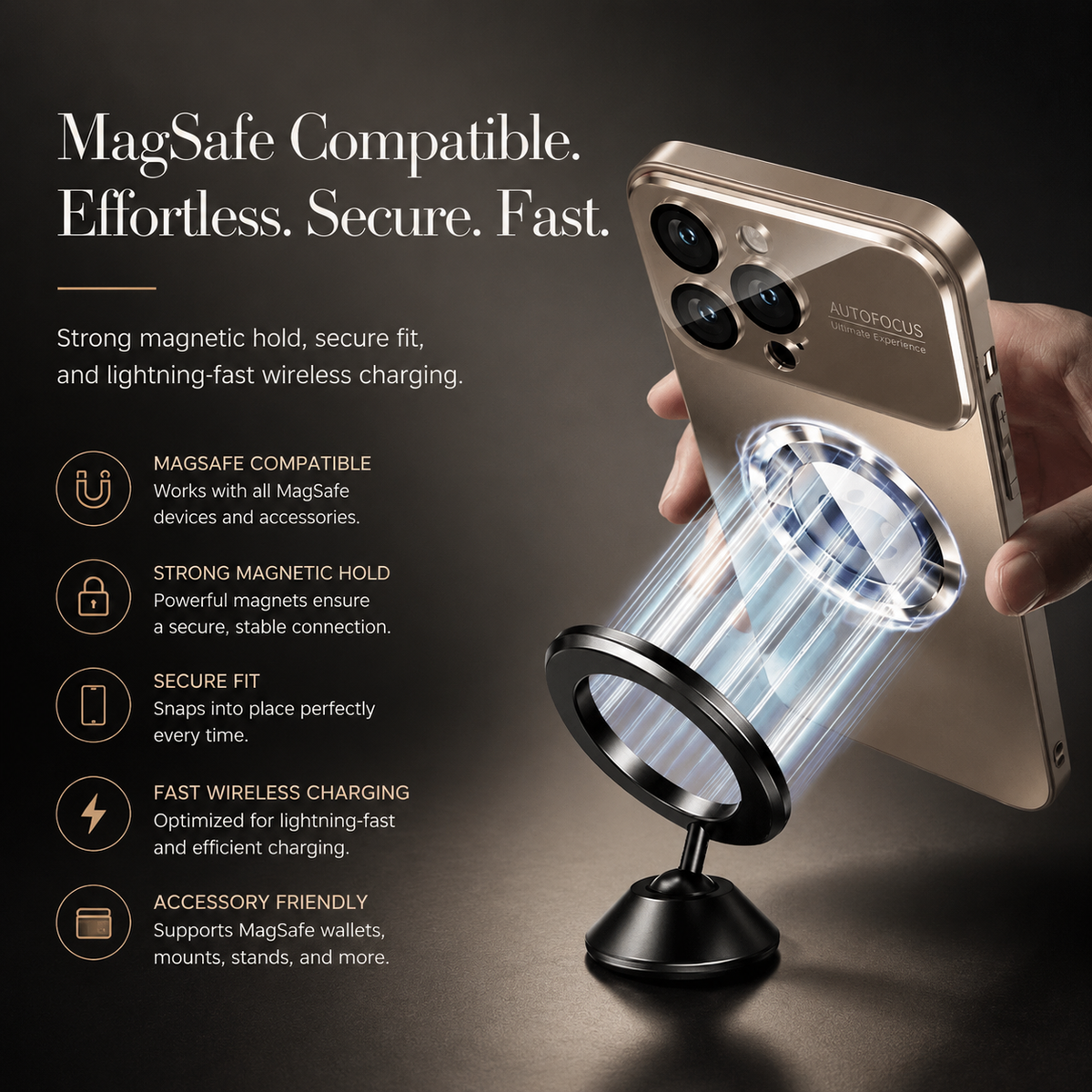 Premium iPhone Case MagSafe Compatible Matte Shockproof Protective Cover Camera Lens Protection Magnetic Slim Design Scratch Resistant Soft Touch Grip