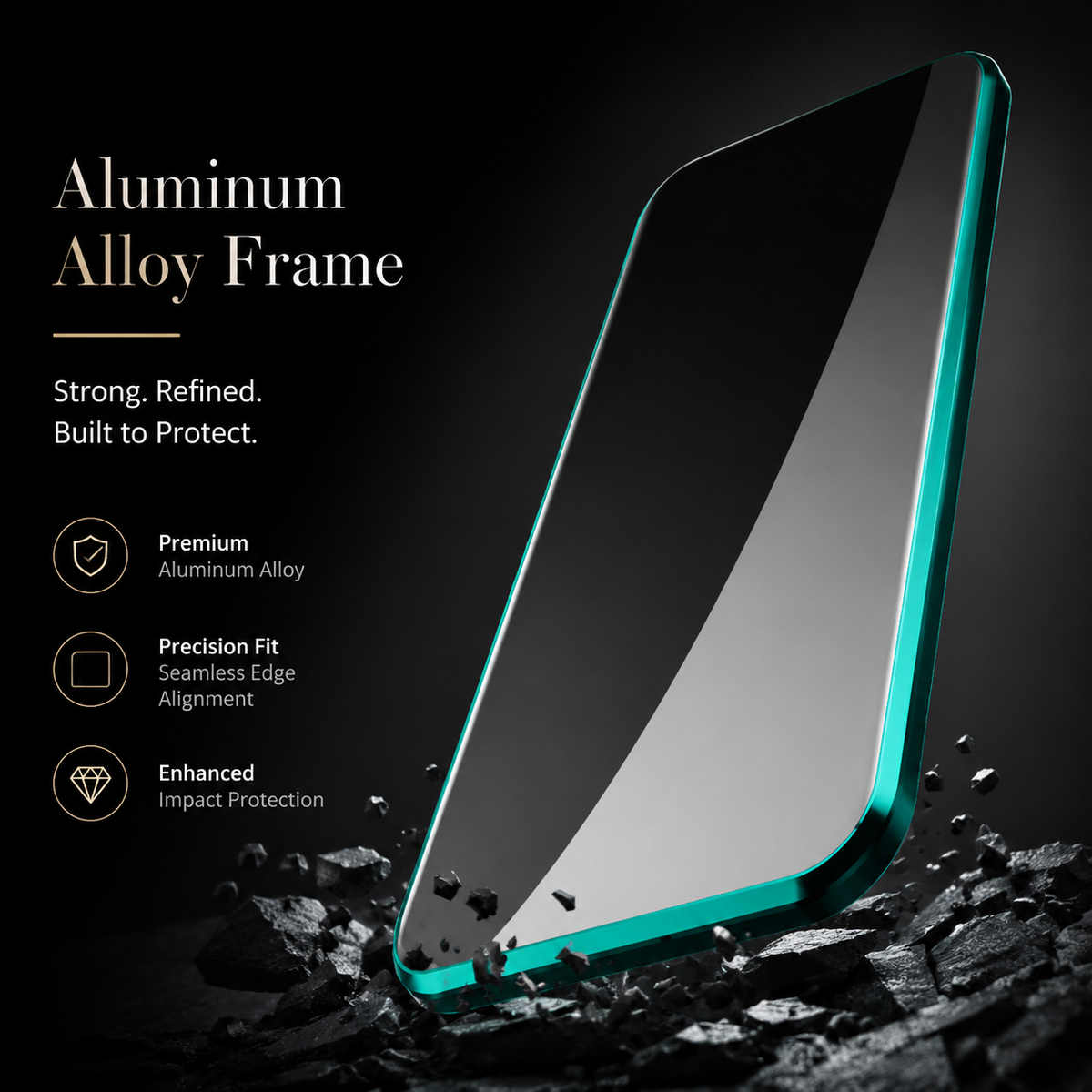 Premium iPhone Case MagSafe Compatible Privacy Screen Tempered Glass Shockproof Protective Cover Full Body Camera Lens Protection Slim Design