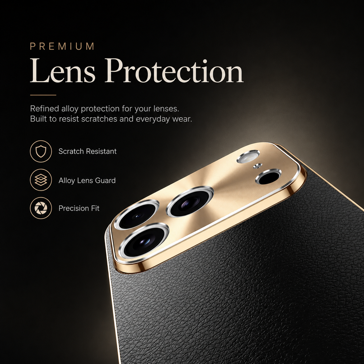 Premium iPhone Case MagSafe Compatible Protective Cover Lychee Texture Leather Back Electroplated Frame Shockproof Camera Lens Protection Full Coverage Slim Design