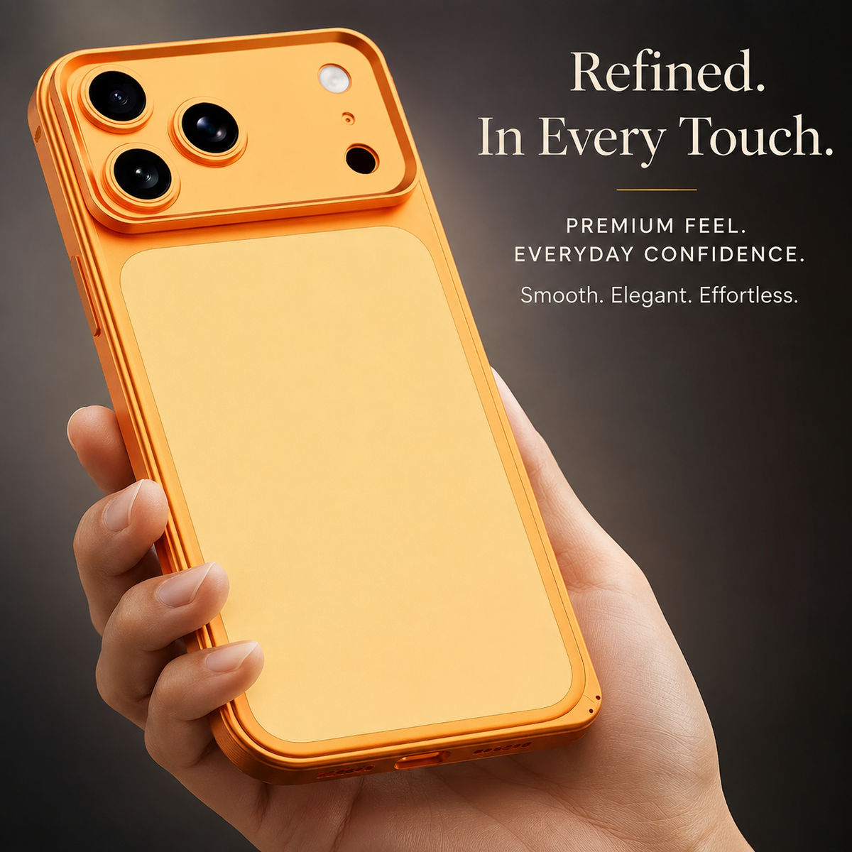 Premium iPhone Case MagSafe Compatible Protective Cover Metal Frame Heat Dissipation Design Anti Slip Grip Shockproof Camera Lens Protection Slim Structure