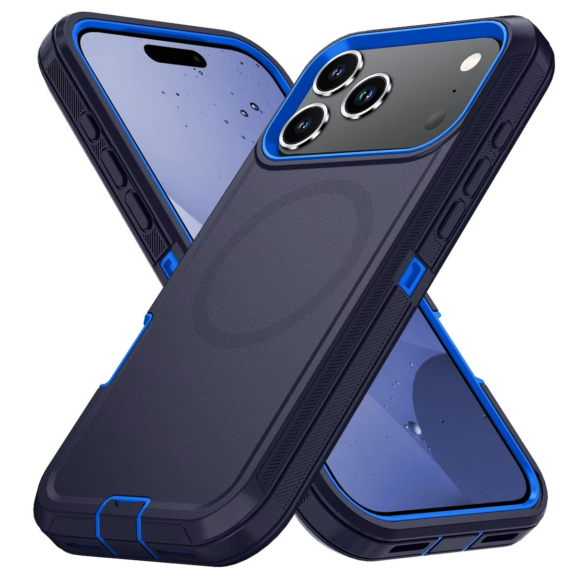 Premium iPhone Case MagSafe Compatible Rugged Armor Shockproof Protective Cover PC TPU Anti Slip Camera Protection Anti Scratch Reinforced Defender