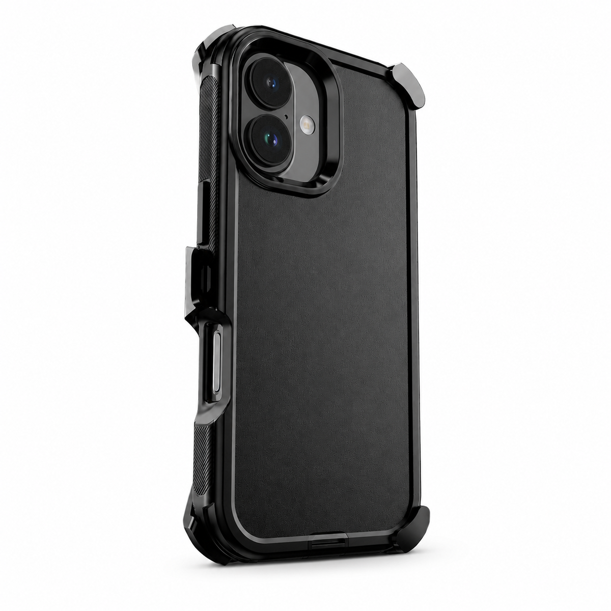 Premium iPhone Case MagSafe Compatible Rugged Holster Cover 3 Layer Shockproof Protection Heavy Duty Armor Belt Clip Camera Lens Guard Durable Design