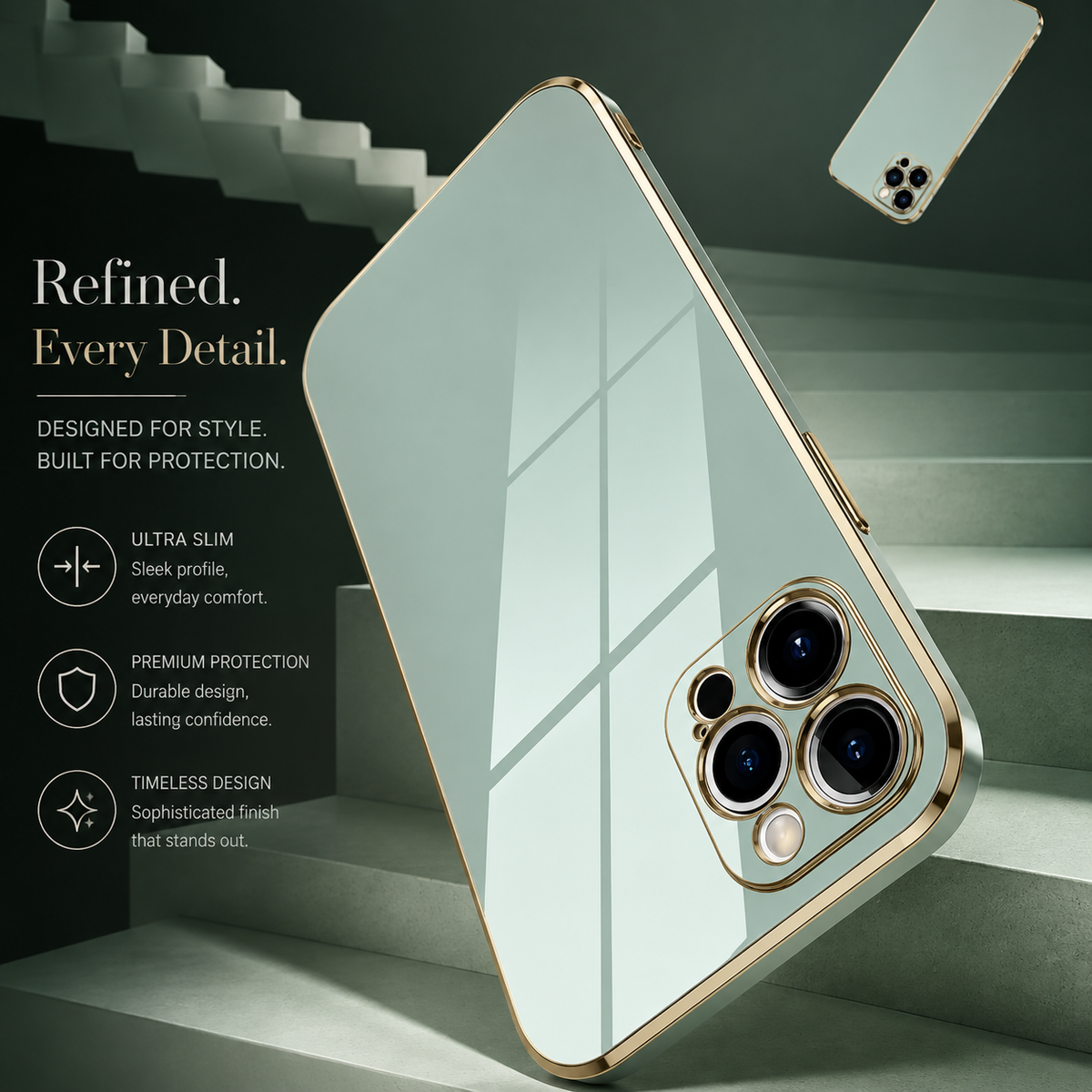 Premium iPhone Case MagSafe Compatible Silicone Shockproof Protective Cover Glossy Square Texture Camera Lens Protection Slim Design Soft Grip
