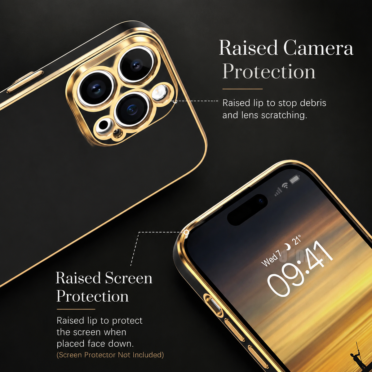 Premium iPhone Case MagSafe Compatible Silicone Shockproof Protective Cover Glossy Square Texture Camera Lens Protection Slim Design Soft Grip