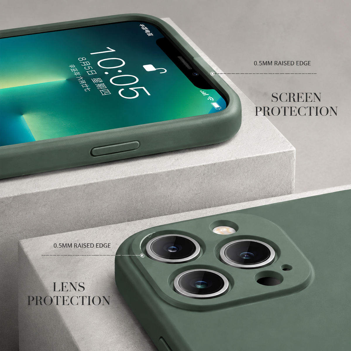 Premium iPhone Case MagSafe Compatible Square Liquid Silicone Shockproof Protective Cover Camera Lens Protection Slim Design Soft Touch Grip