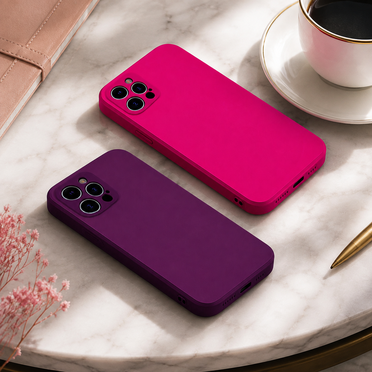 Premium iPhone Case MagSafe Compatible Square Liquid Silicone Shockproof Protective Cover Camera Lens Protection Slim Design Soft Touch Grip