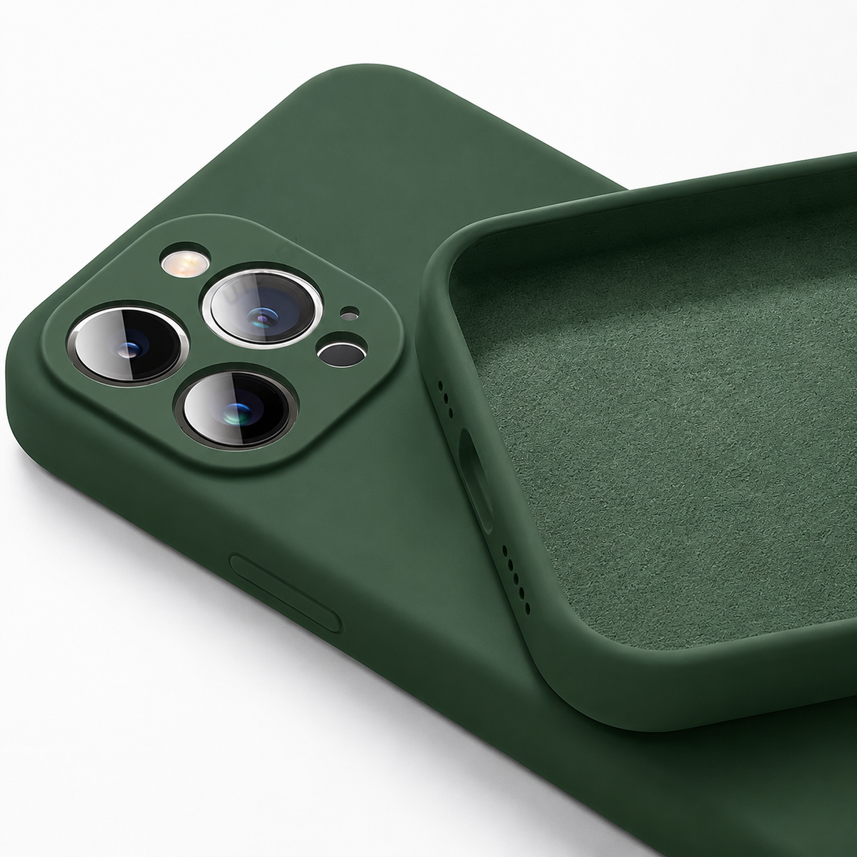 Premium iPhone Case MagSafe Compatible Square Liquid Silicone Shockproof Protective Cover Camera Lens Protection Slim Design Soft Touch Grip