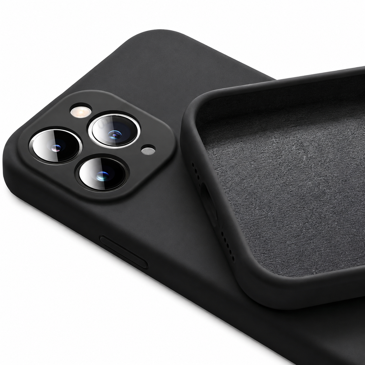 Premium iPhone Case MagSafe Compatible Square Liquid Silicone Shockproof Protective Cover Camera Lens Protection Slim Design Soft Touch Grip