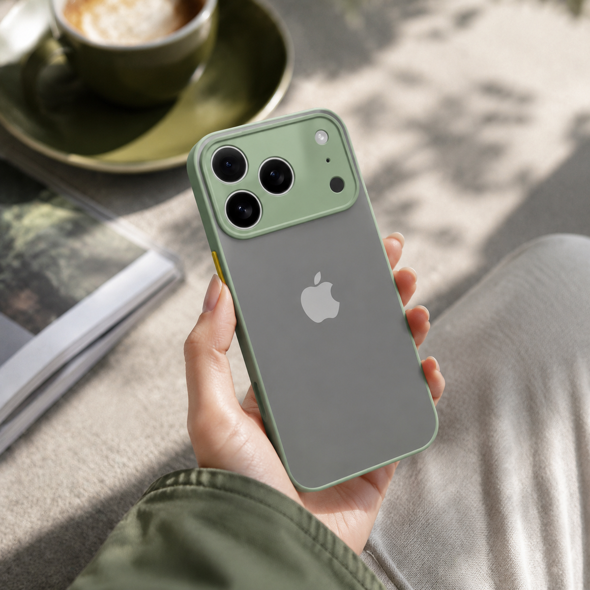 Premium iPhone Case MagSafe Compatible Translucent Armor Shockproof Matte Protective Cover Anti Fingerprint Slim Full Coverage Anti Scratch Design