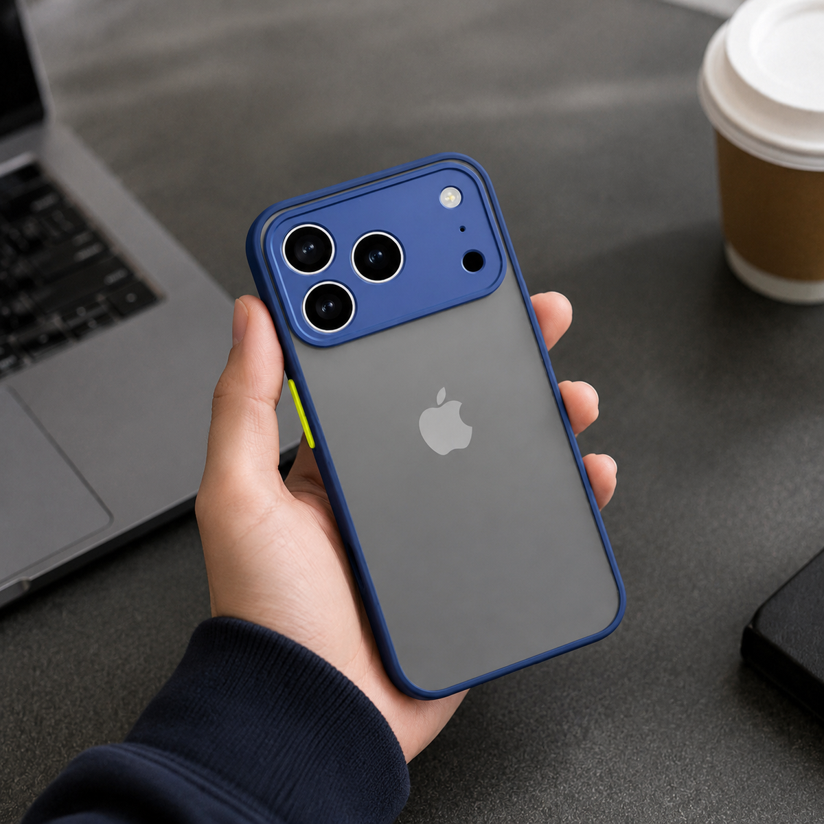 Premium iPhone Case MagSafe Compatible Translucent Armor Shockproof Matte Protective Cover Anti Fingerprint Slim Full Coverage Anti Scratch Design
