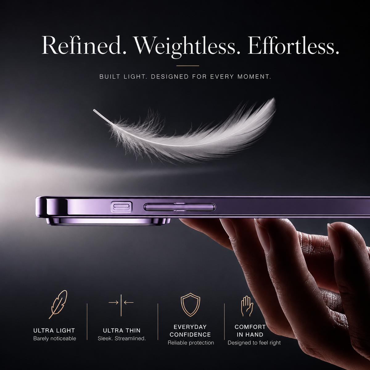 Premium iPhone Case MagSafe Compatible Transparent Acrylic Cover Tempered Camera Protection Shockproof Anti Scratch Slim Magnetic Clear Hard Back Design