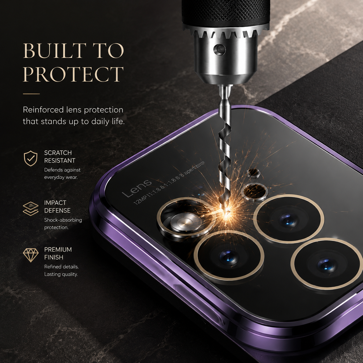 Premium iPhone Case MagSafe Compatible Transparent Acrylic Cover Tempered Camera Protection Shockproof Anti Scratch Slim Magnetic Clear Hard Back Design
