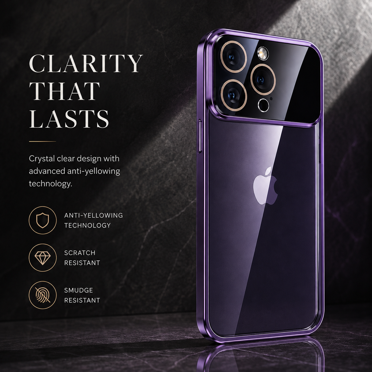 Premium iPhone Case MagSafe Compatible Transparent Acrylic Cover Tempered Camera Protection Shockproof Anti Scratch Slim Magnetic Clear Hard Back Design