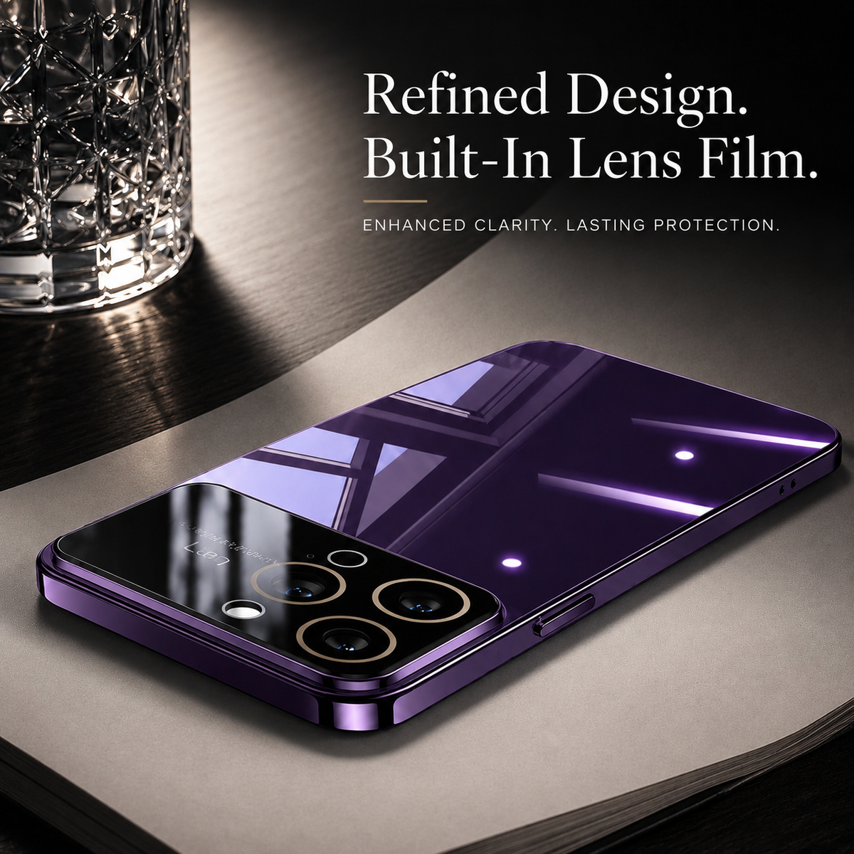Premium iPhone Case MagSafe Compatible Transparent Protective Cover Camera Lens Protection Shockproof Clear Hard PC Back Ultra Thin Design