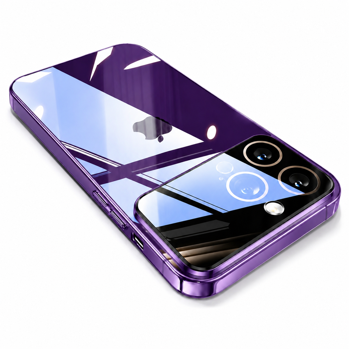 Premium iPhone Case MagSafe Compatible Transparent Protective Cover Camera Lens Protection Shockproof Clear Hard PC Back Ultra Thin Design