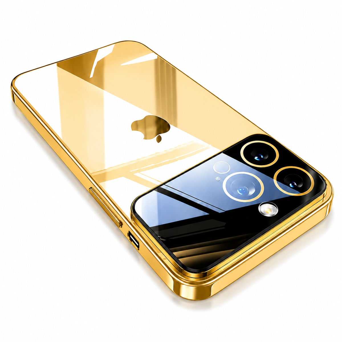 Premium iPhone Case MagSafe Compatible Transparent Protective Cover Camera Lens Protection Shockproof Clear Hard PC Back Ultra Thin Design