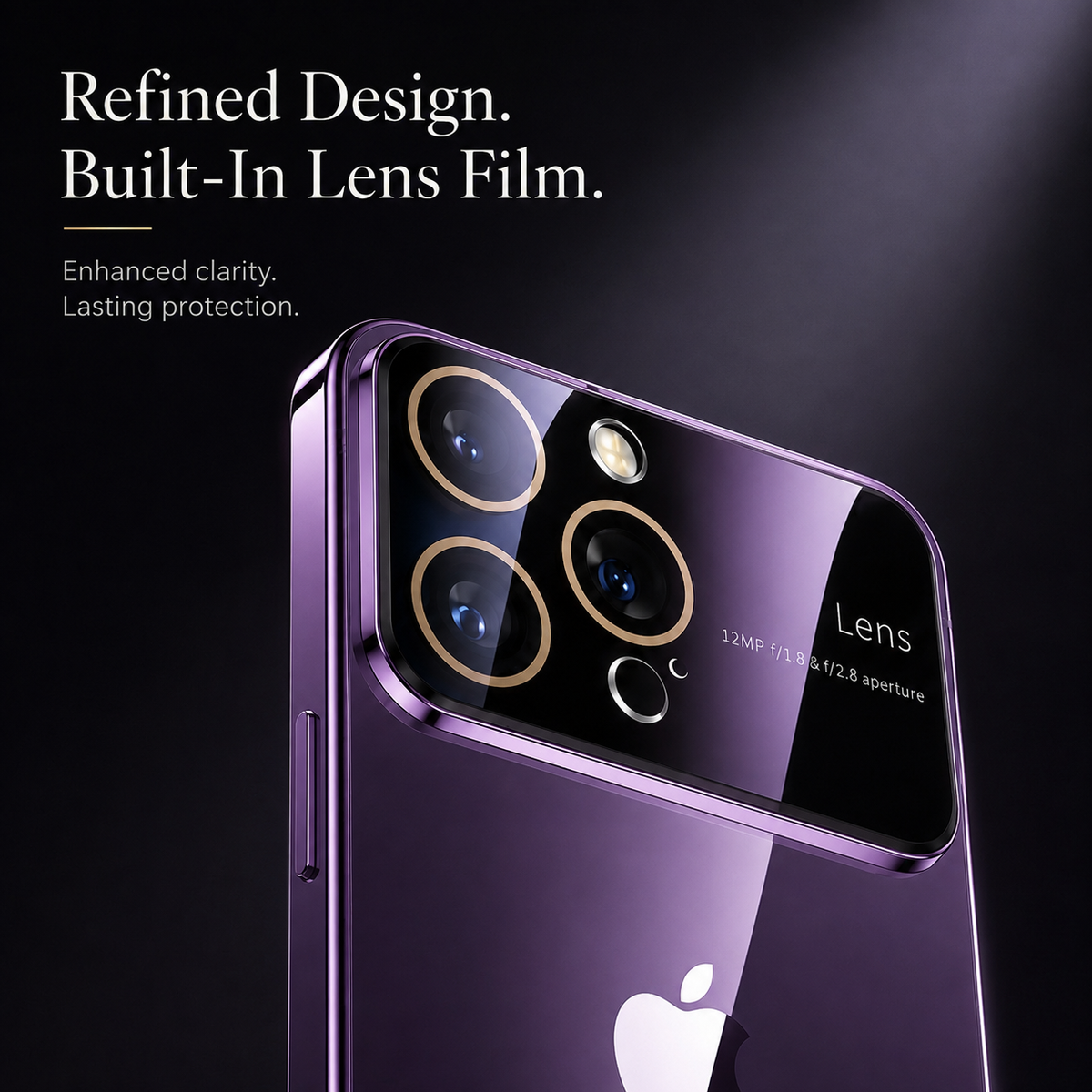 Premium iPhone Case MagSafe Compatible Transparent Protective Cover Camera Lens Protection Shockproof Clear Hard PC Back Ultra Thin Design