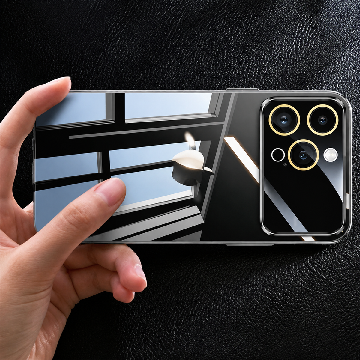 Premium iPhone Case MagSafe Compatible Transparent Shockproof Protective Cover Clear Hard PC Back Silicone Bumper Camera Lens Protection Ultra Thin Slim Design
