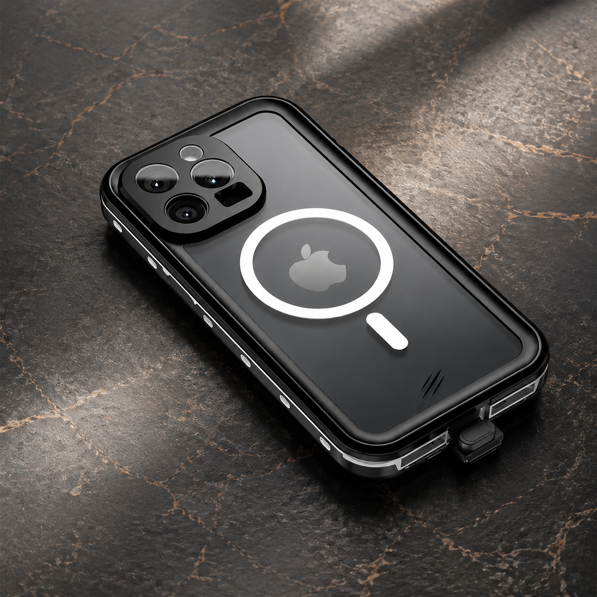 Premium iPhone Case MagSafe Compatible Waterproof IP68 Cover 360° Full Body Shockproof Protection Dustproof Camera Lens Guard Slim Rugged Outdoor Design