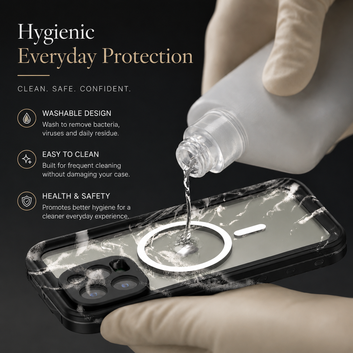 Premium iPhone Case MagSafe Compatible Waterproof IP68 Cover Full Body Protection Shockproof Dustproof Camera Lens Guard Slim Rugged Outdoor Design