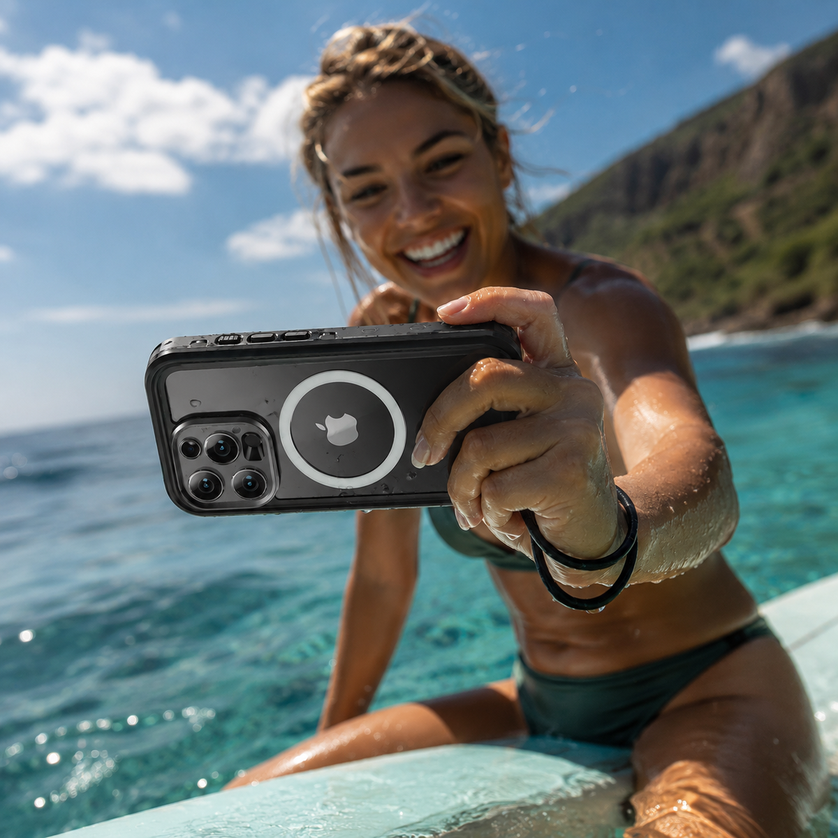 Premium iPhone Case MagSafe Compatible Waterproof IP68 Shockproof Protective Cover Full Body Sealed Camera Lens Protection Dustproof Rugged Design