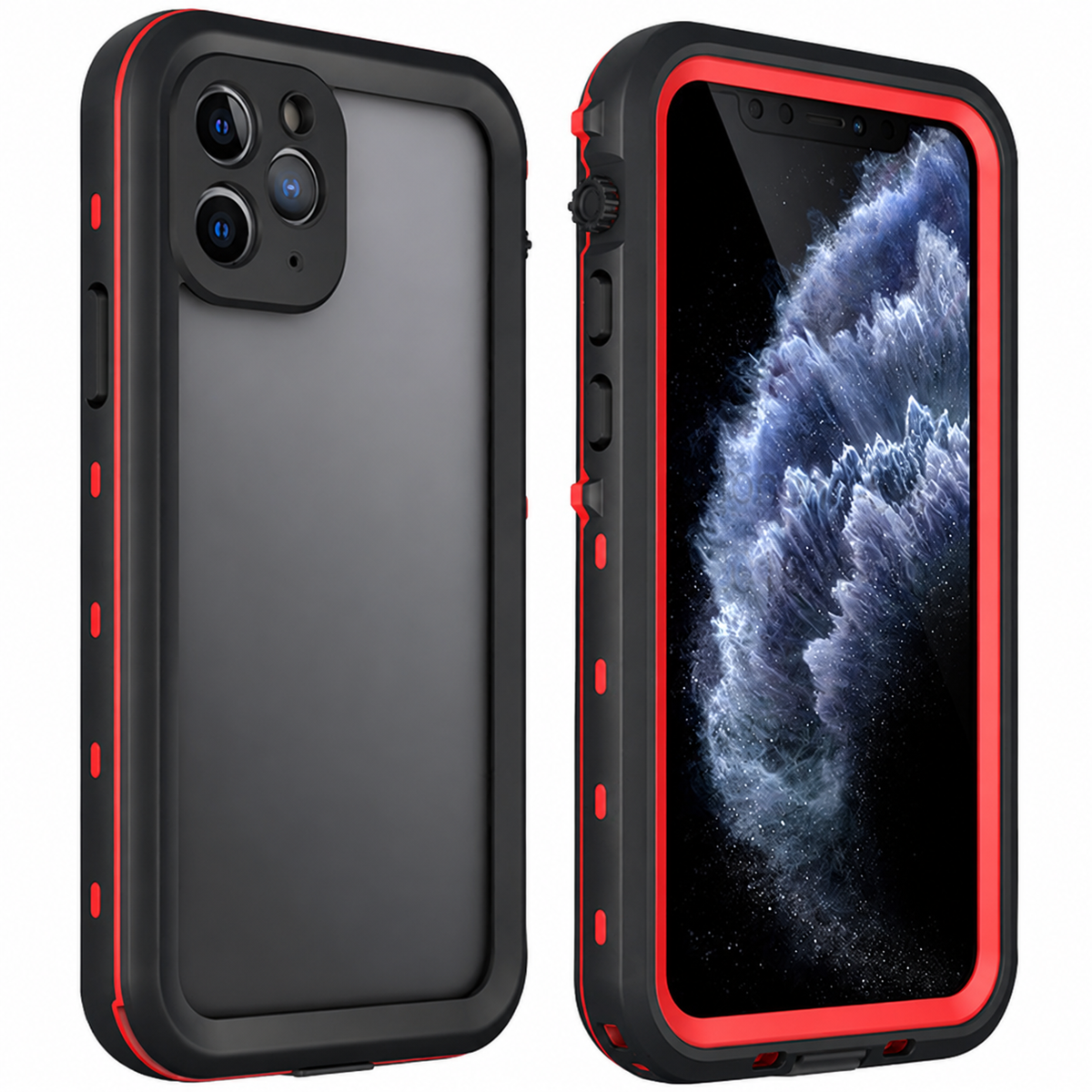Premium iPhone Case MagSafe Compatible Waterproof IP68 Shockproof Protective Cover Full Body Sealed Camera Lens Protection Transparent Rugged Design