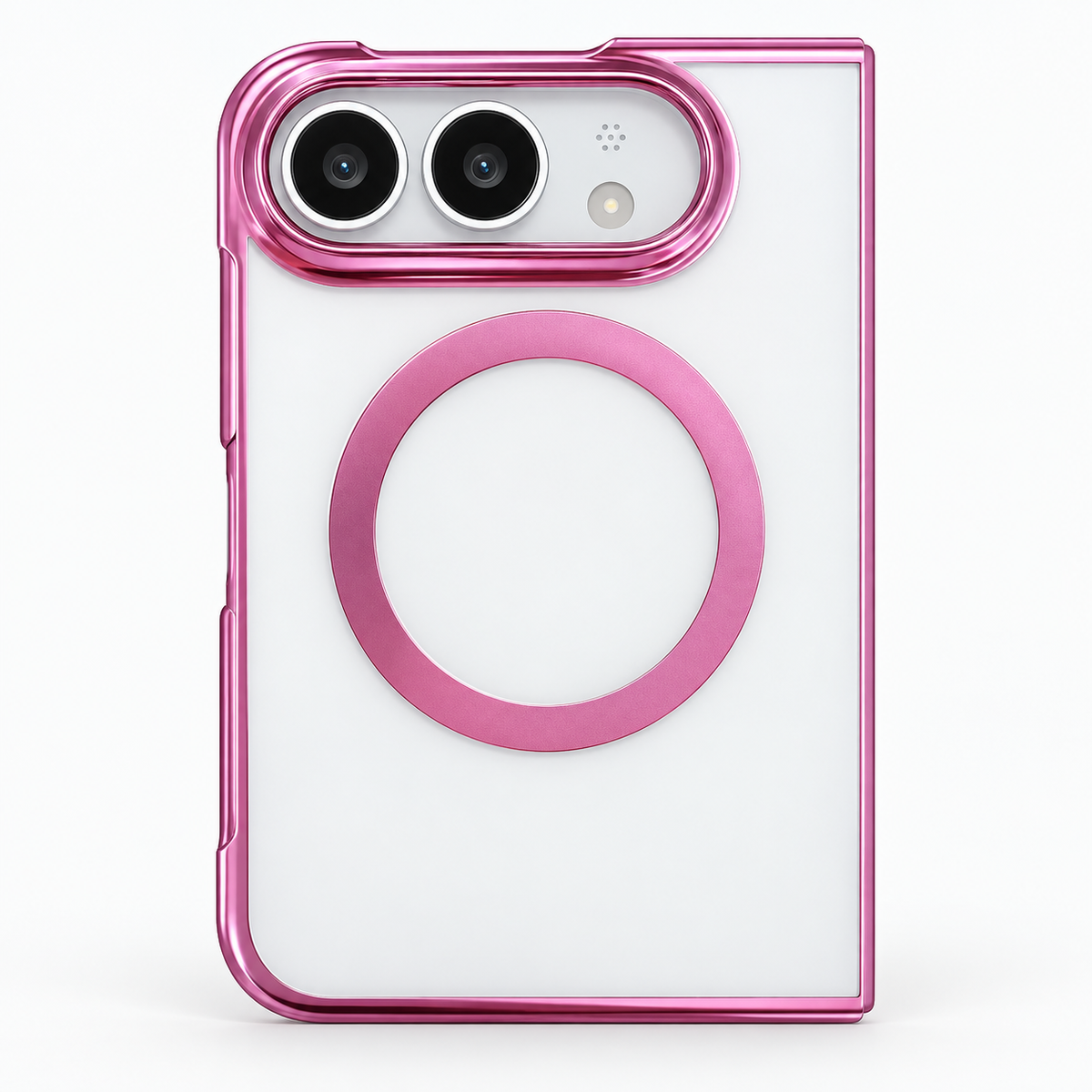 Premium iPhone Case MagSafe Electroplated Clear Magnetic Shockproof PC TPU Anti Scratch Non Slip Lightweight Foldable Transparent Protective Cover Case