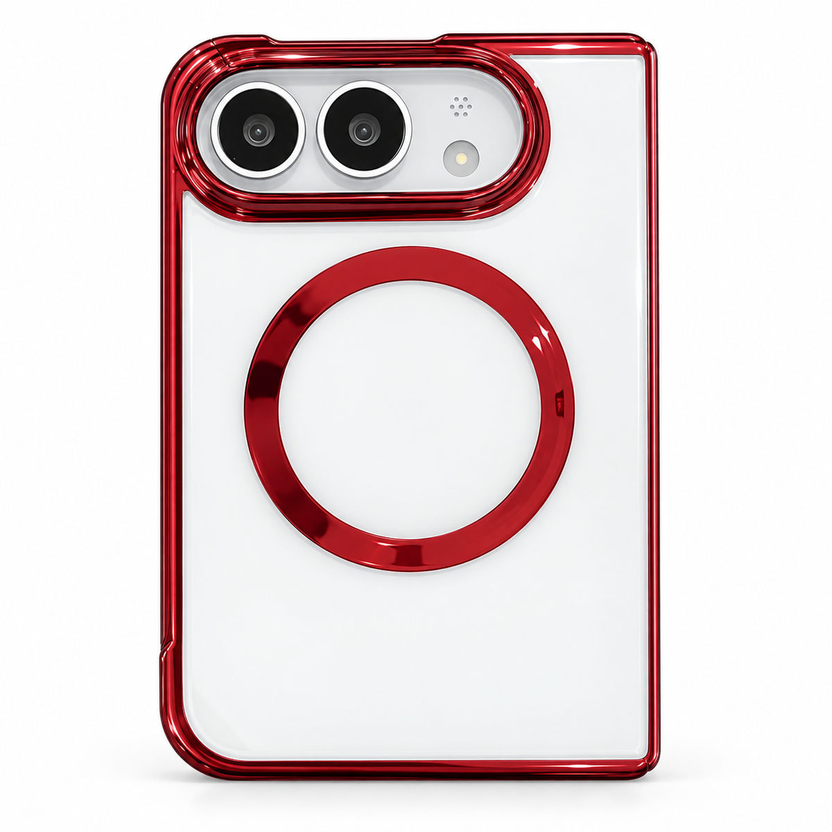 Premium iPhone Case MagSafe Electroplated Clear Magnetic Shockproof PC TPU Anti Scratch Non Slip Lightweight Foldable Transparent Protective Cover Case