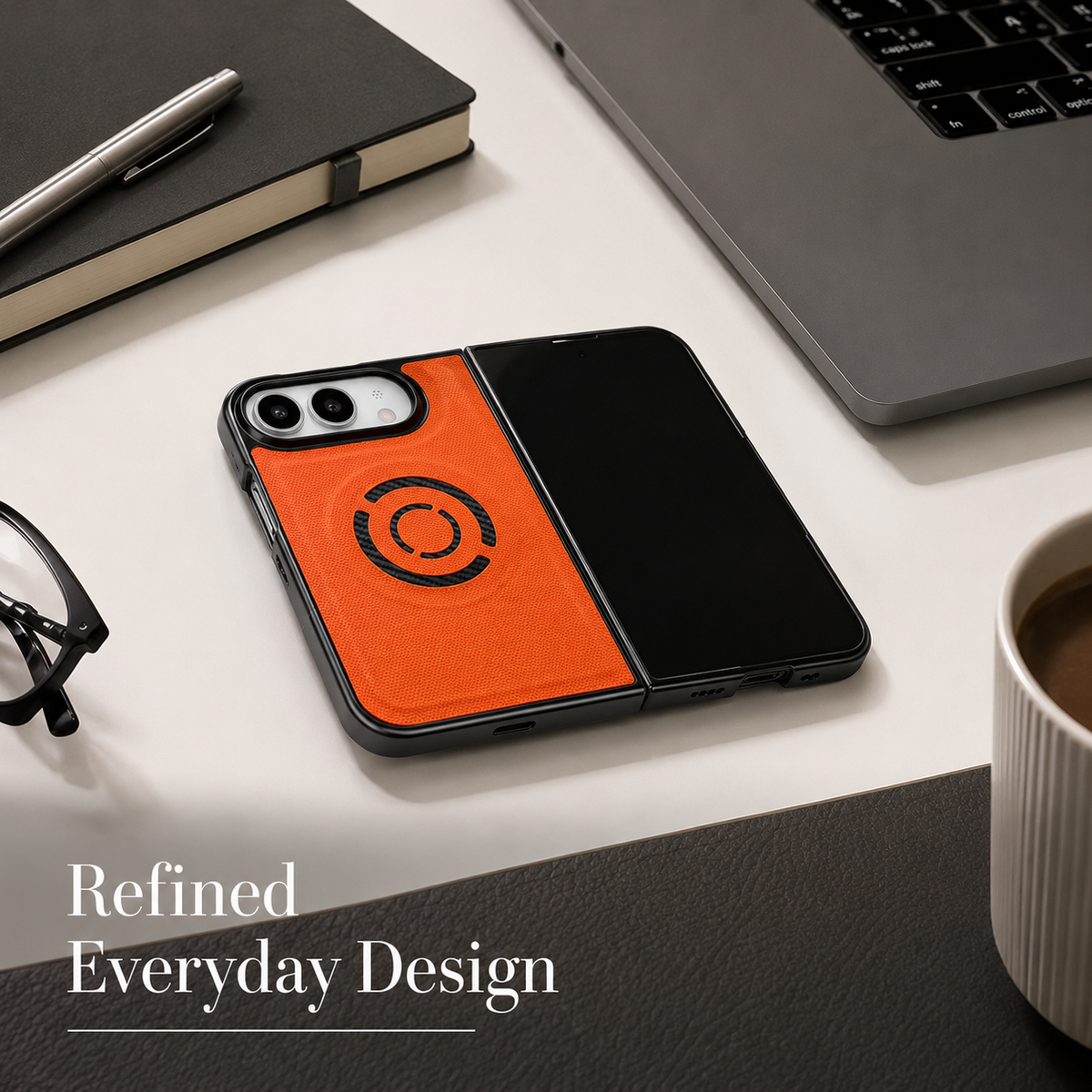 Premium iPhone Case MagSafe Fabric PU Leather Magnetic Full Camera Protection Shockproof Non Slip Matte Lightweight Textured Protective Back Cover Case
