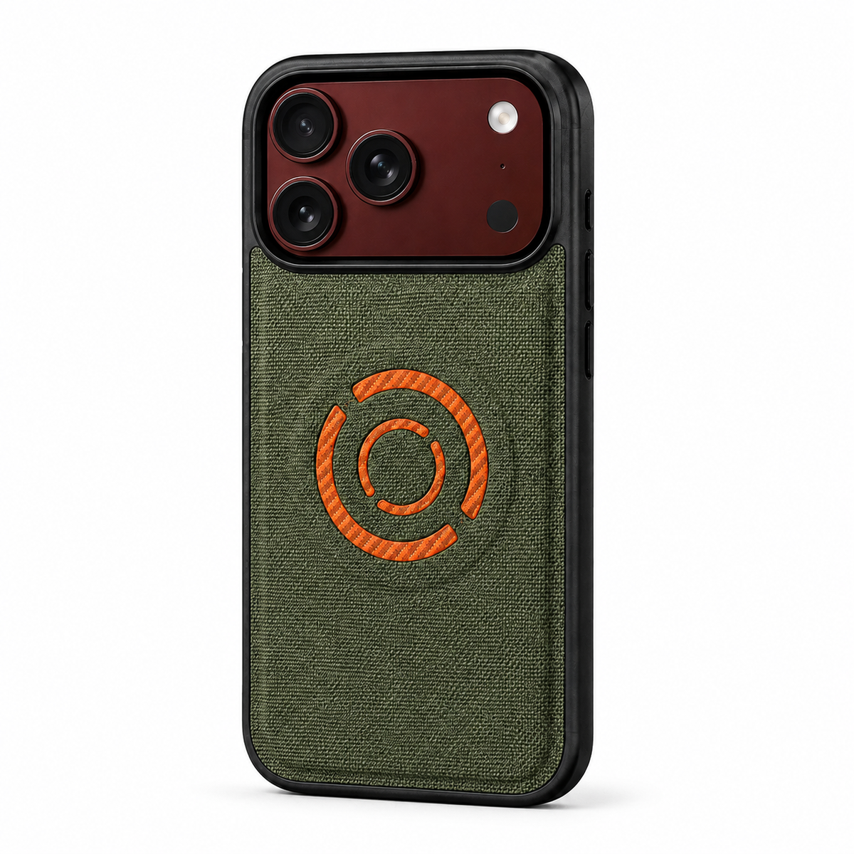 Premium iPhone Case MagSafe Fabric PU Leather Magnetic Full Camera Protection Shockproof Non Slip Matte Lightweight Textured Protective Back Cover Case