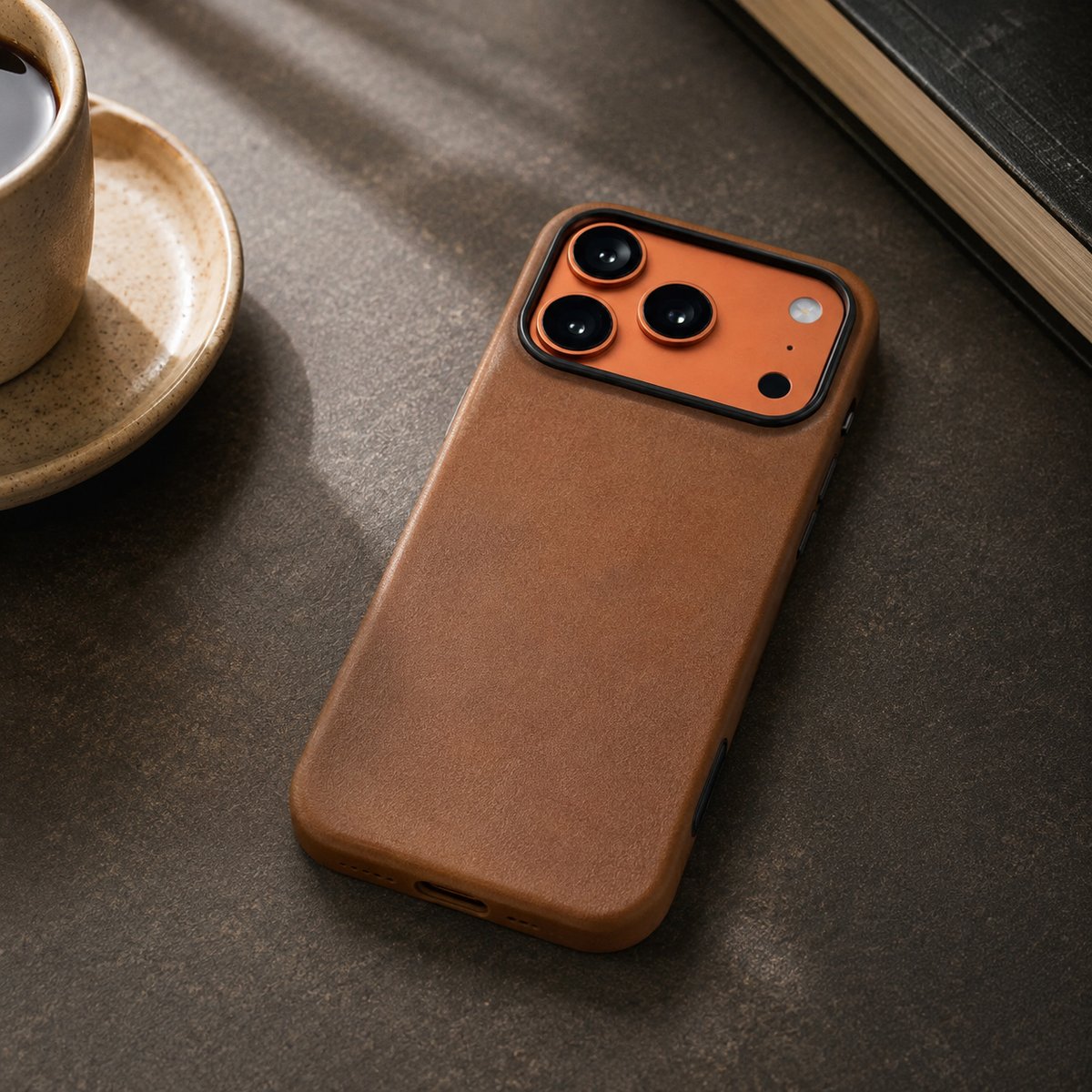 Premium iPhone Case MagSafe Genuine Cowhide Leather Magnetic Protective Cover Anti Fingerprint Non Slip Retro Full Coverage Shock Resistant Slim Luxury