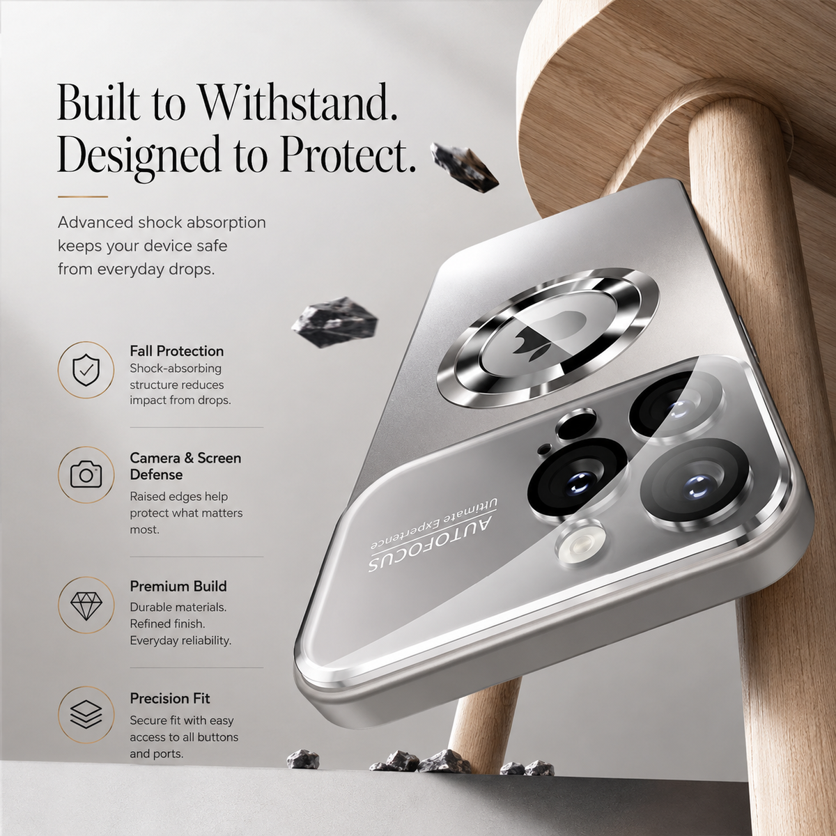 Premium iPhone Case MagSafe Glass Camera Lens Protector Magnetic Wireless Charging Shockproof PC TPU Slim Reinforced Protective Bumper Cover Case