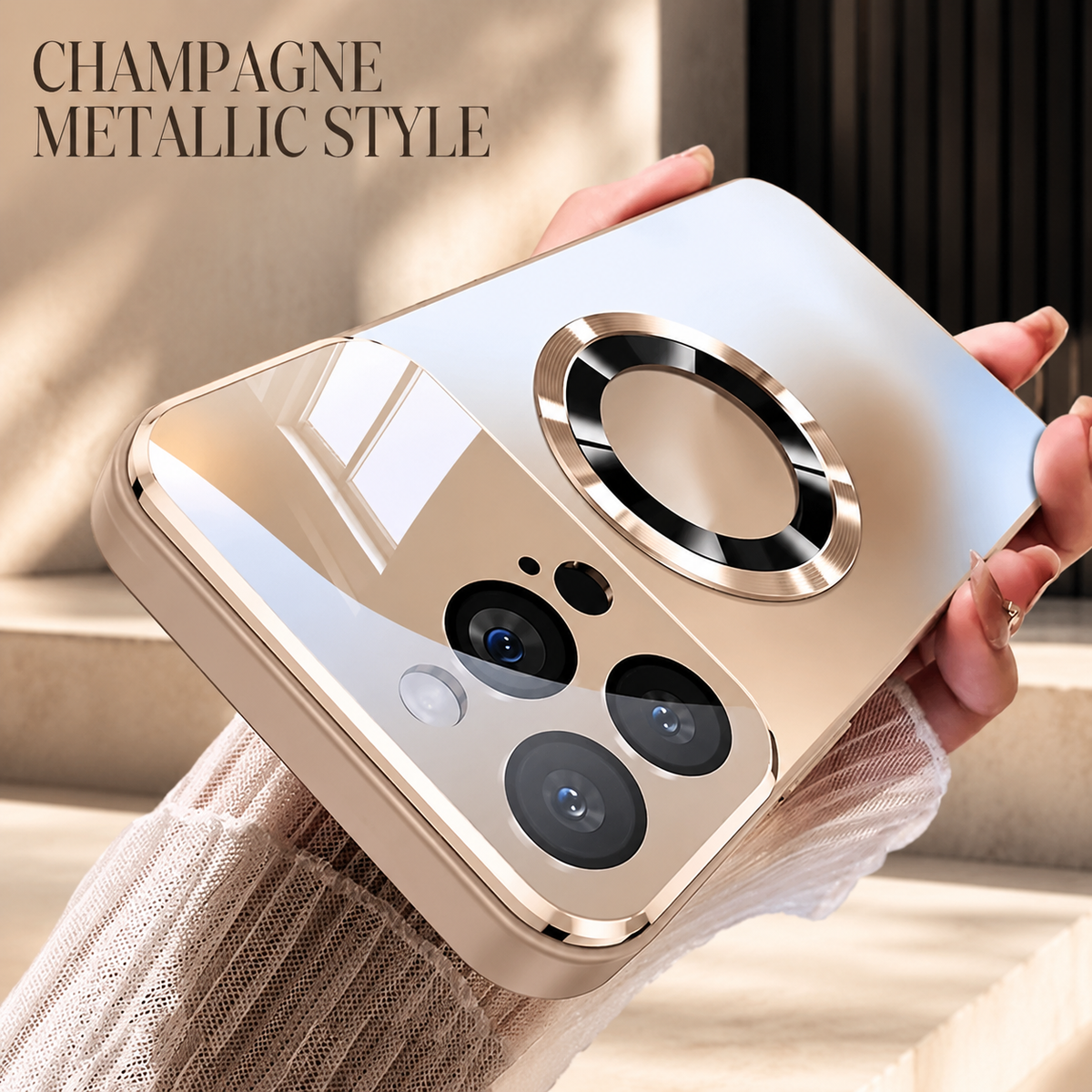 Premium iPhone Case MagSafe Glass Camera Protection Magnetic Wireless Charging Shockproof Acrylic Protective Cover Anti Scratch Slim Reinforced Bumper Case