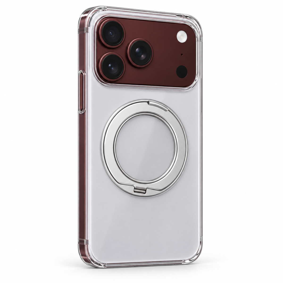 Premium iPhone Case MagSafe Gradient Foldable Hinge Armor Magnetic 360 Rotating Stand Shockproof Slim Protective Cover for iPhone Ultra Fold