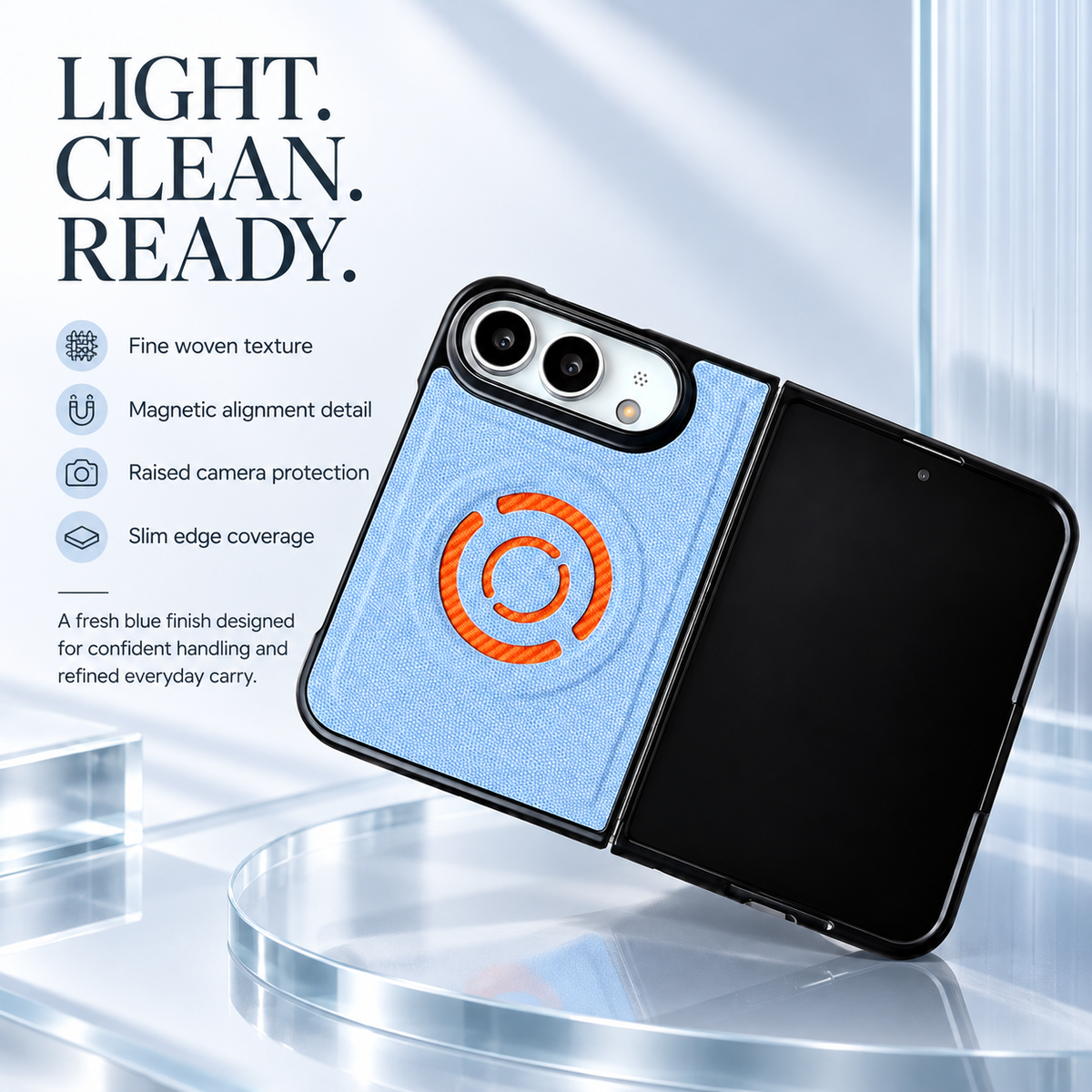 Premium iPhone Case MagSafe Hard PC Artificial Leather Magnetic Wireless Charging Foldable Shockproof Slim Business Protective Bumper Cover Case Design