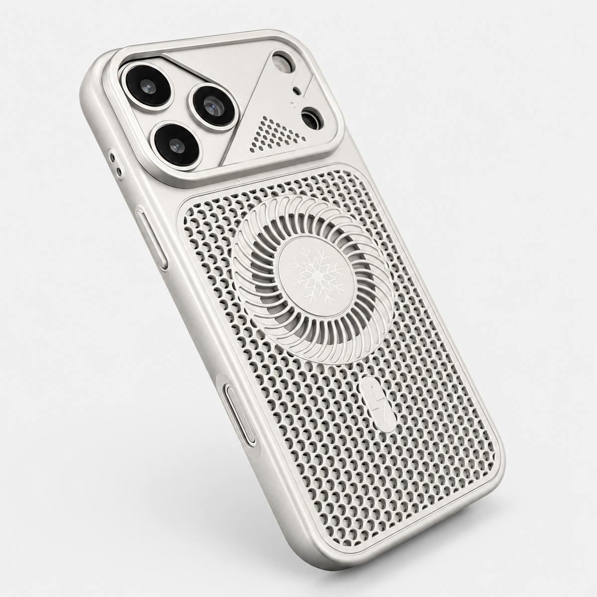 Premium iPhone Case MagSafe Heat Dissipation Magnetic Cooling Shockproof Protective Cover Breathable Anti Drop Washable Slim Ventilated Bumper Case
