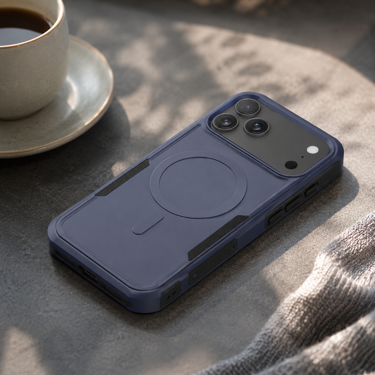 Premium iPhone Case MagSafe Heavy Duty Armor Shockproof Protective Cover PC TPU Magnetic Charging Matte Anti Fingerprint Anti Slip Reinforced Rugged
