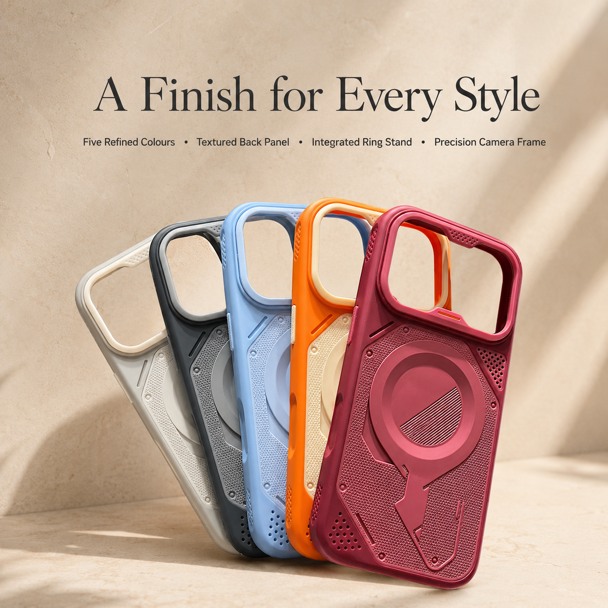 Premium iPhone Case MagSafe Hybrid Bumper Armor Magnetic Matte Shockproof PC TPU Rugged Anti Fingerprint Slim Protective Back Cover Case Design