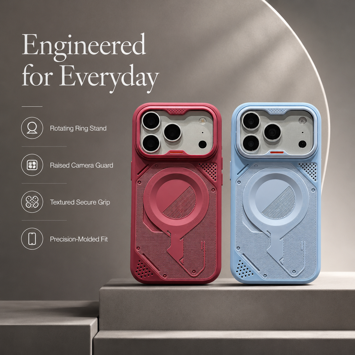 Premium iPhone Case MagSafe Hybrid Bumper Armor Magnetic Matte Shockproof PC TPU Rugged Anti Fingerprint Slim Protective Back Cover Case Design