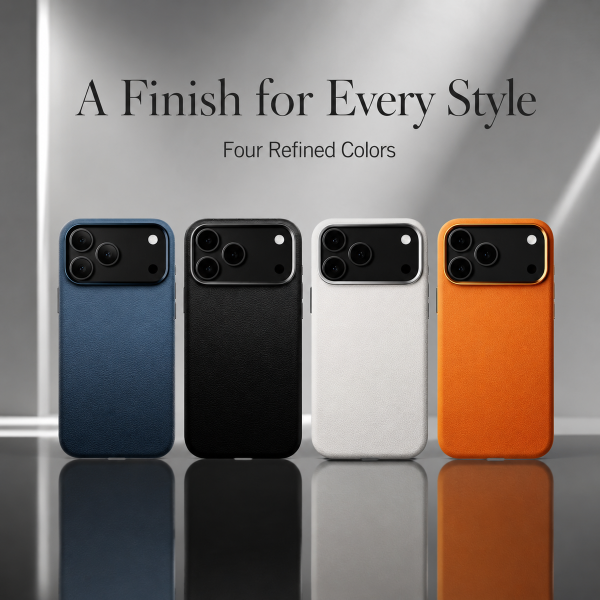 Premium iPhone Case MagSafe Leather Magnetic Shockproof Protective Cover Camera Control Access Anti Fingerprint Non Slip Slim Full Coverage Soft Touch