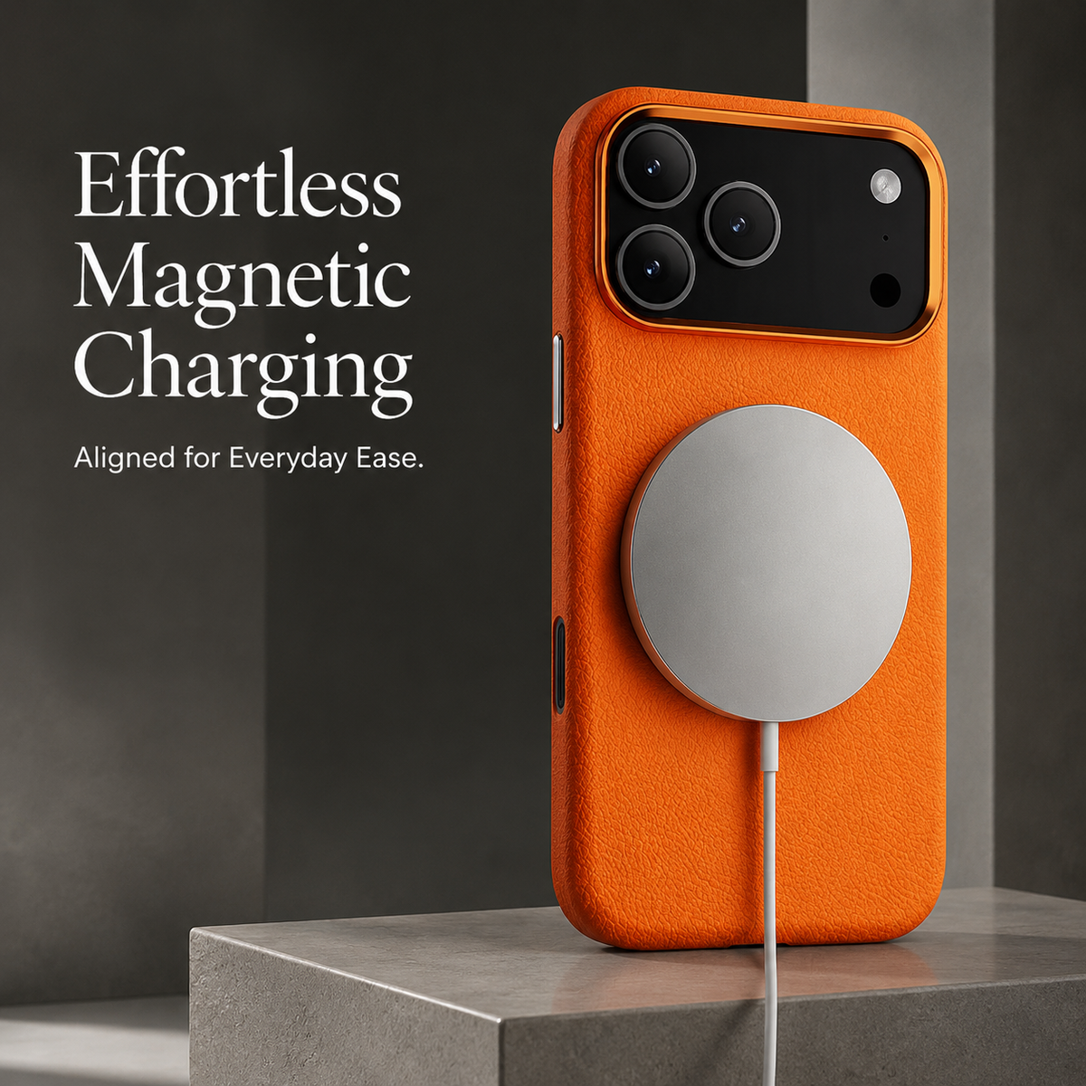 Premium iPhone Case MagSafe Leather Magnetic Shockproof Protective Cover Camera Control Access Anti Fingerprint Non Slip Slim Full Coverage Soft Touch