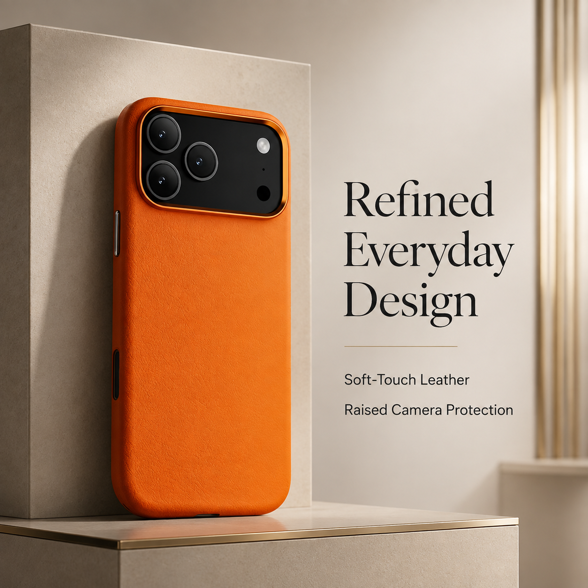 Premium iPhone Case MagSafe Leather Magnetic Shockproof Protective Cover Metal Camera Lens Protection Anti Fingerprint Non Slip Full Coverage PC TPU
